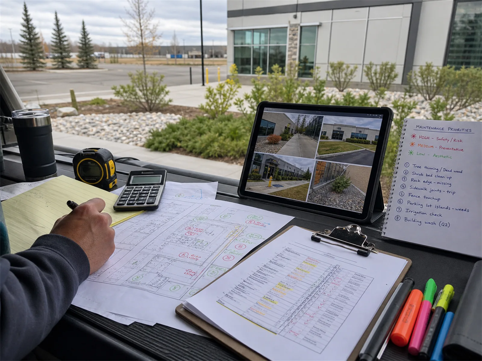 Good checklist notes make the estimate process cleaner and faster.