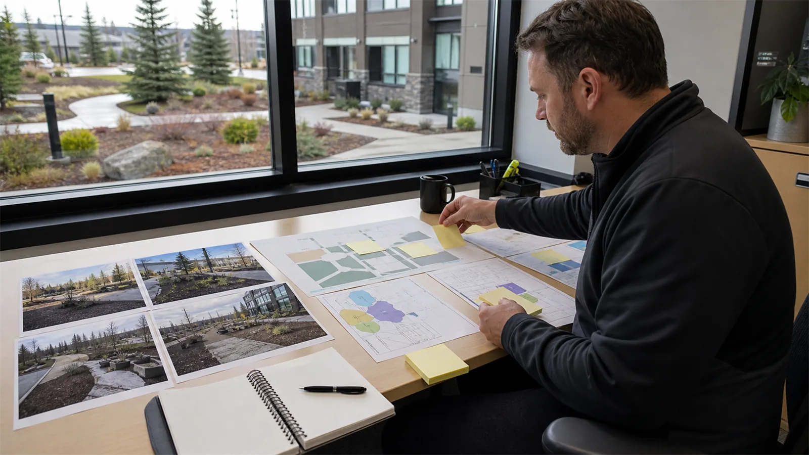 Use the site review to choose between reset work, recurring care, and seasonal planning.
