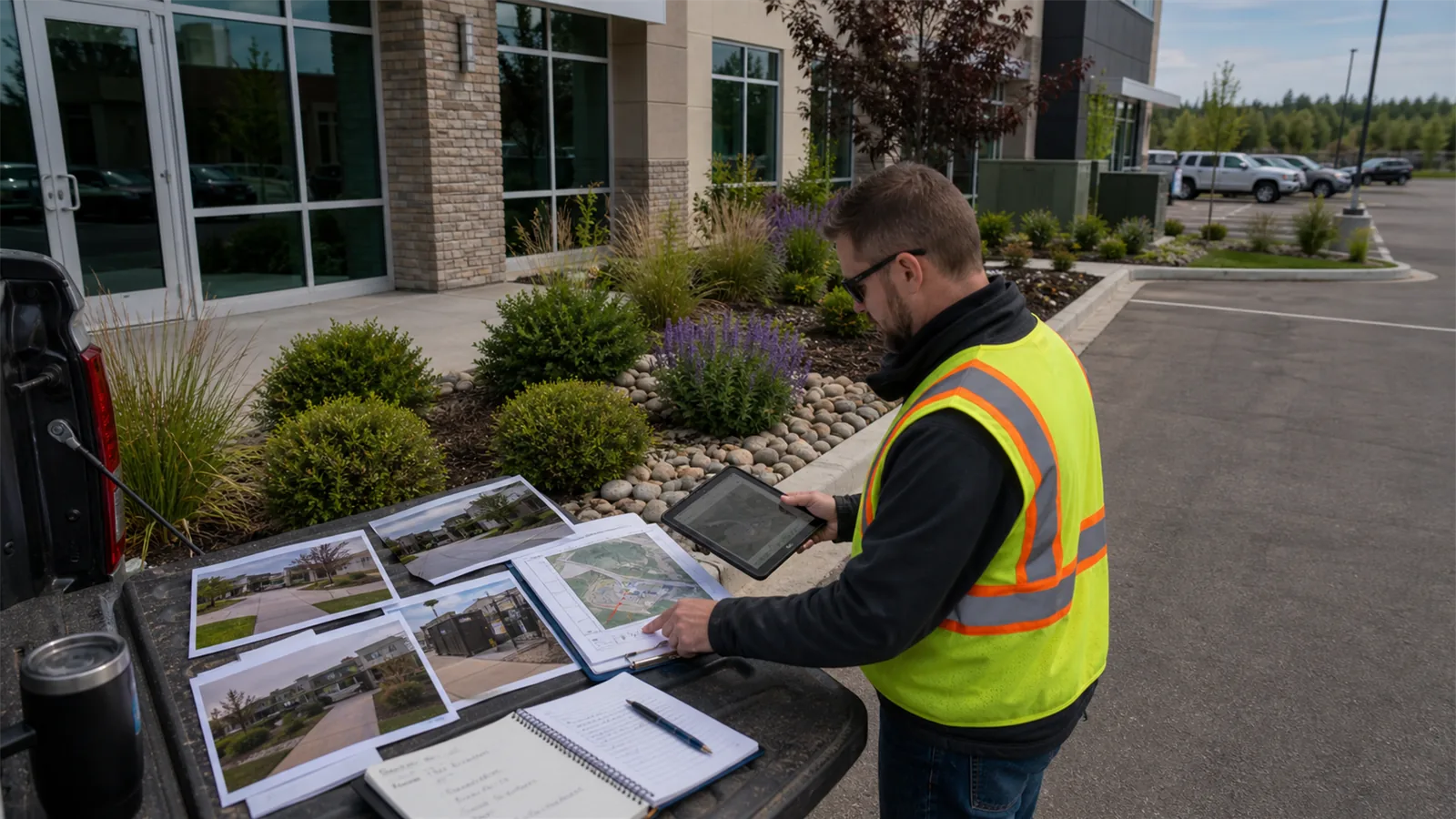Use the site review to choose between reset work, recurring care, and seasonal planning.