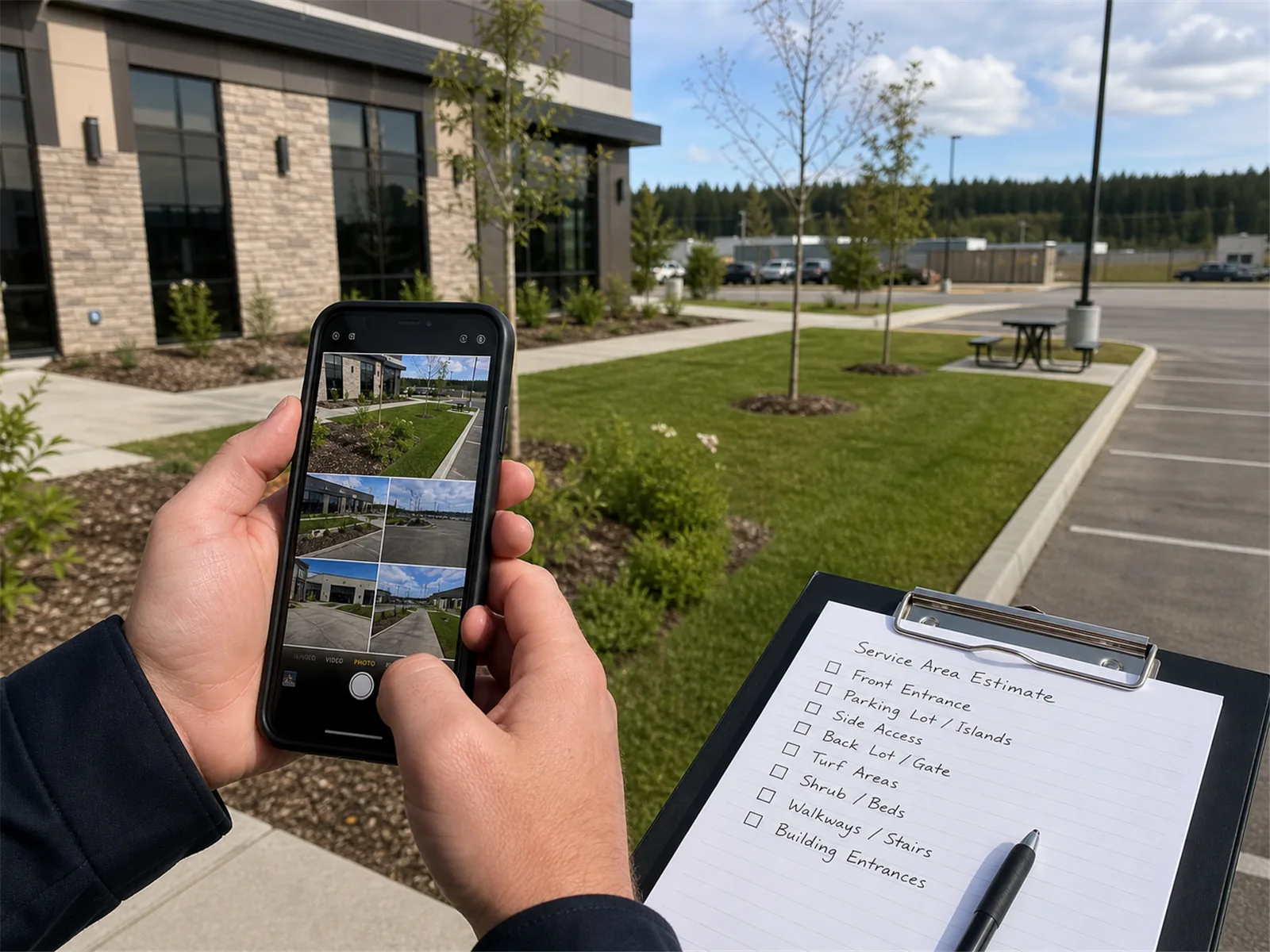 Good photos make local service area review faster.