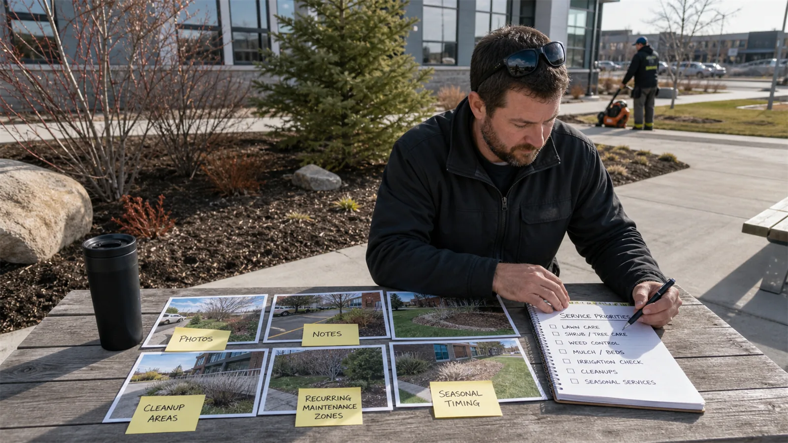 Use the site review to choose between reset work, recurring care, and seasonal planning.