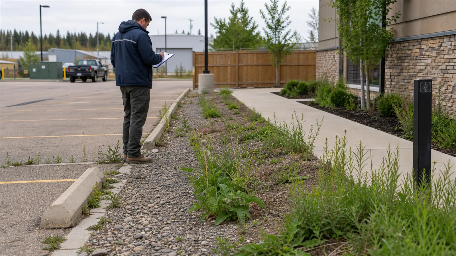 The first pass should focus on the areas where common Weed Problems on Commercial Properties changes access, appearance, or timing.
