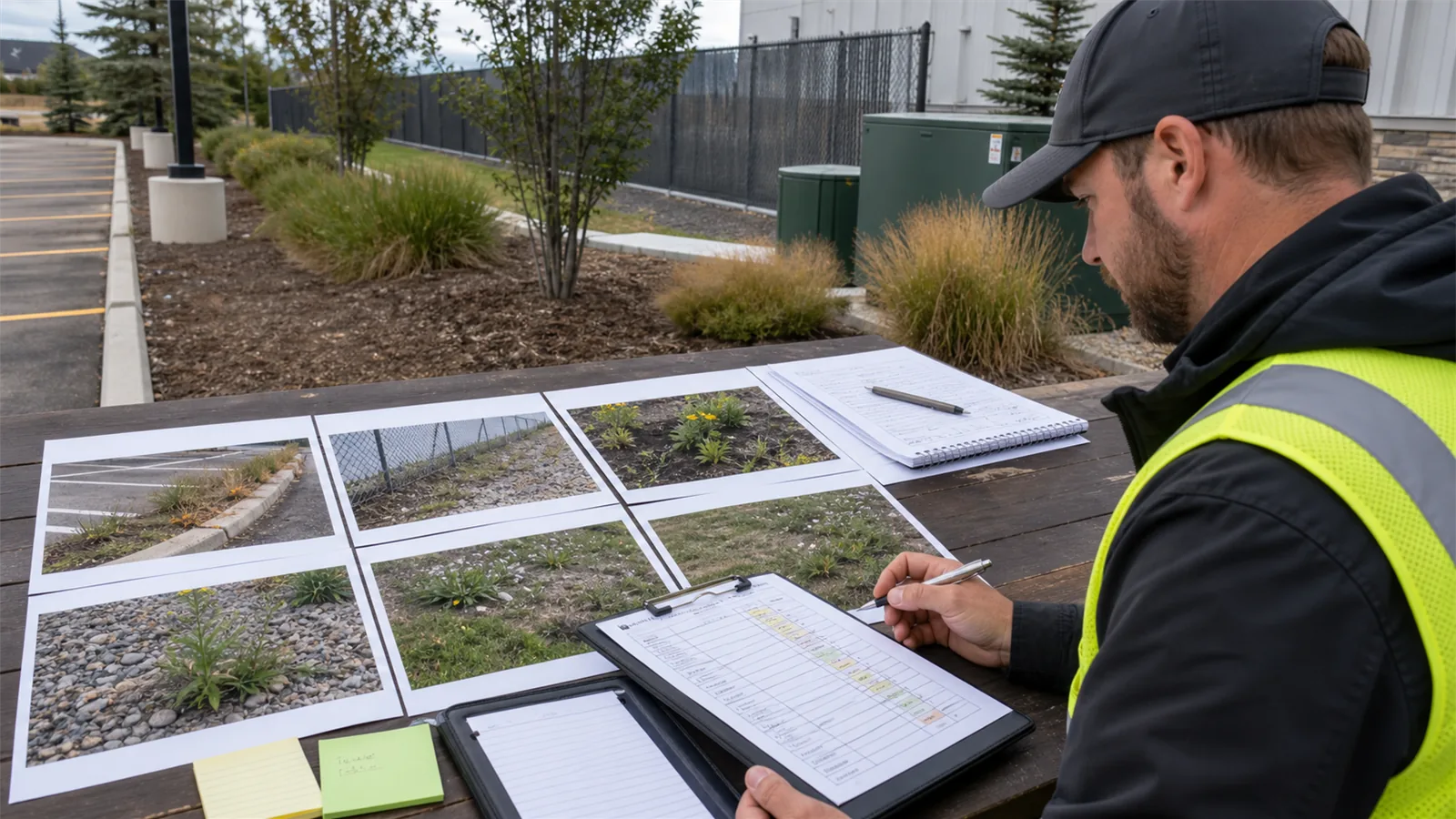 Use the site review to choose between reset work, recurring care, and seasonal planning.