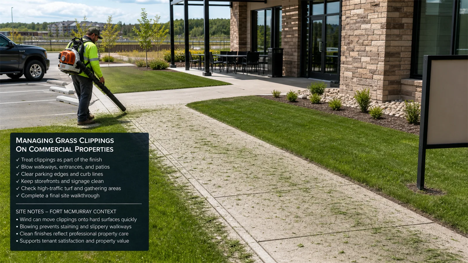 The first pass should focus on the areas where manage Grass Clippings on Commercial Properties changes access, appearance, or timing.