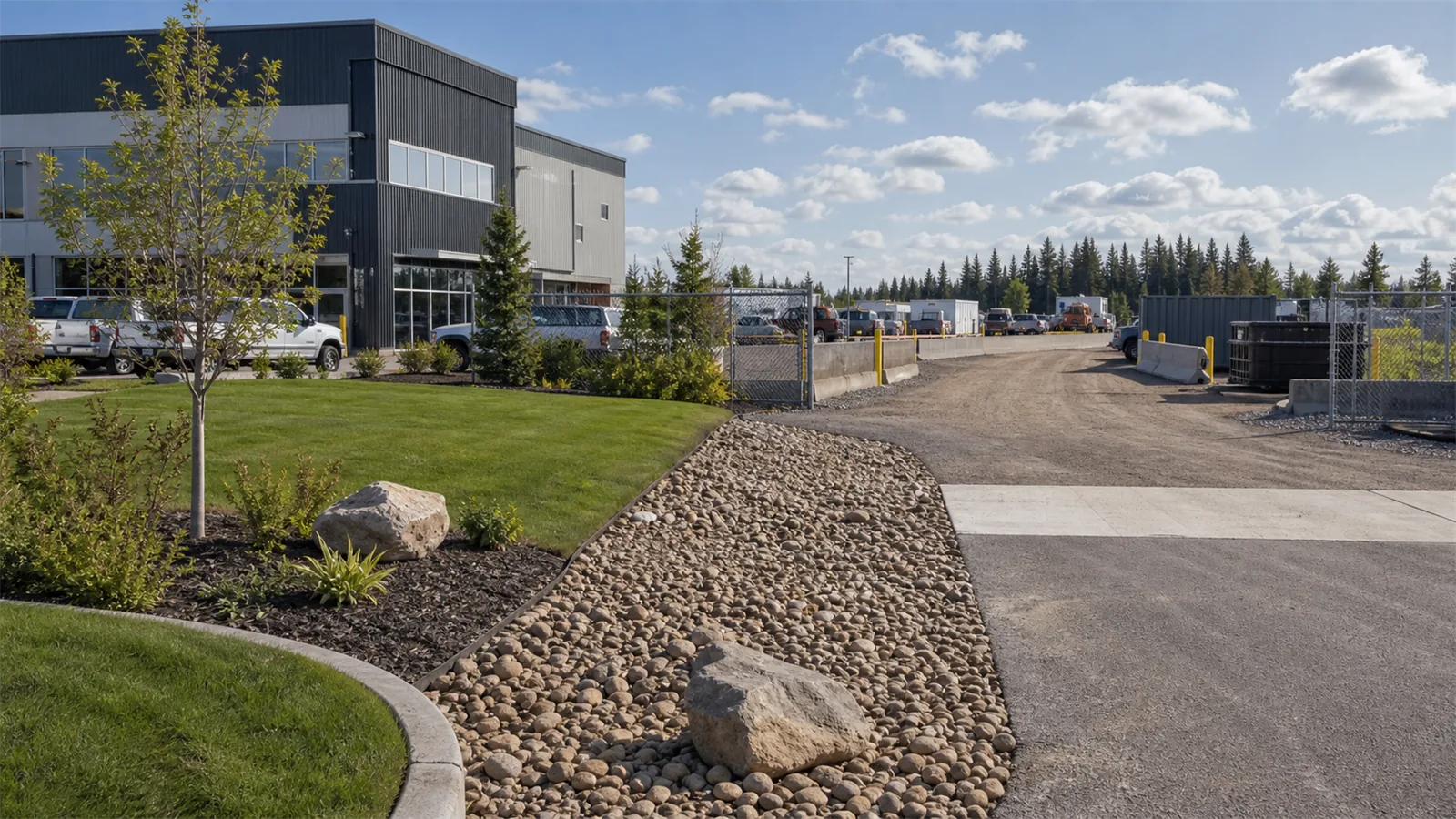 The first pass should focus on the areas where landscaping for Industrial Yards and Light Commercial Sites changes access, appearance, or timing.