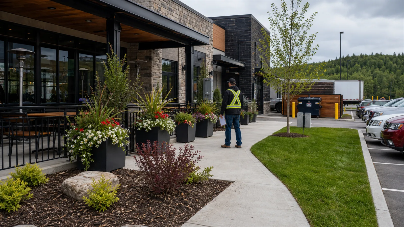 The first pass should focus on the areas where landscaping for Restaurants and Hospitality Properties changes access, appearance, or timing.