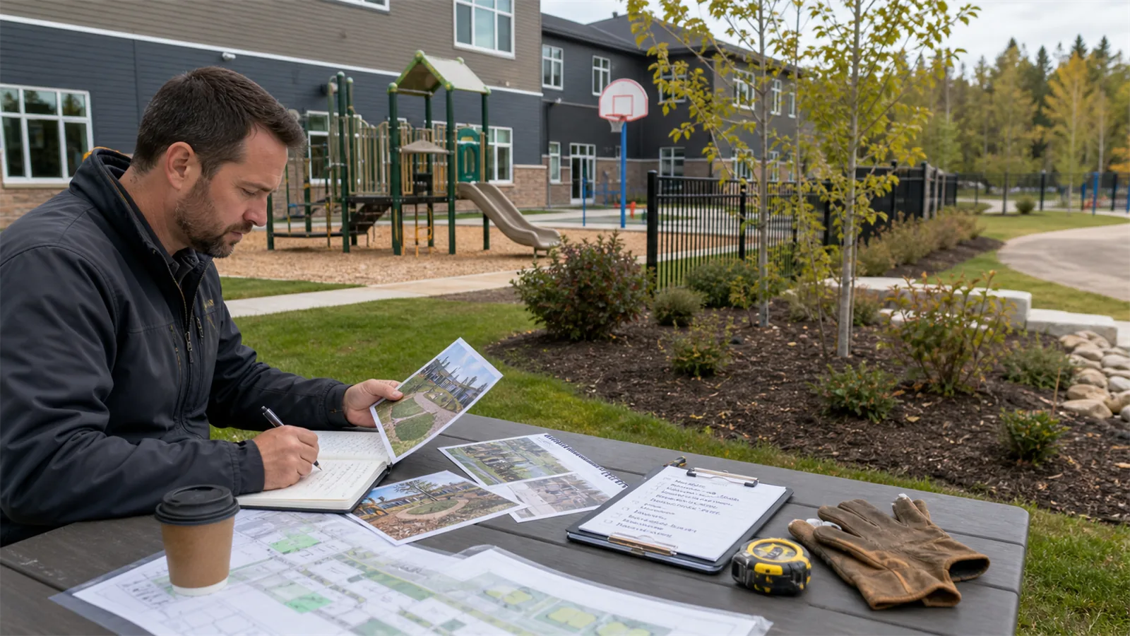 Use the site review to choose between reset work, recurring care, and seasonal planning.