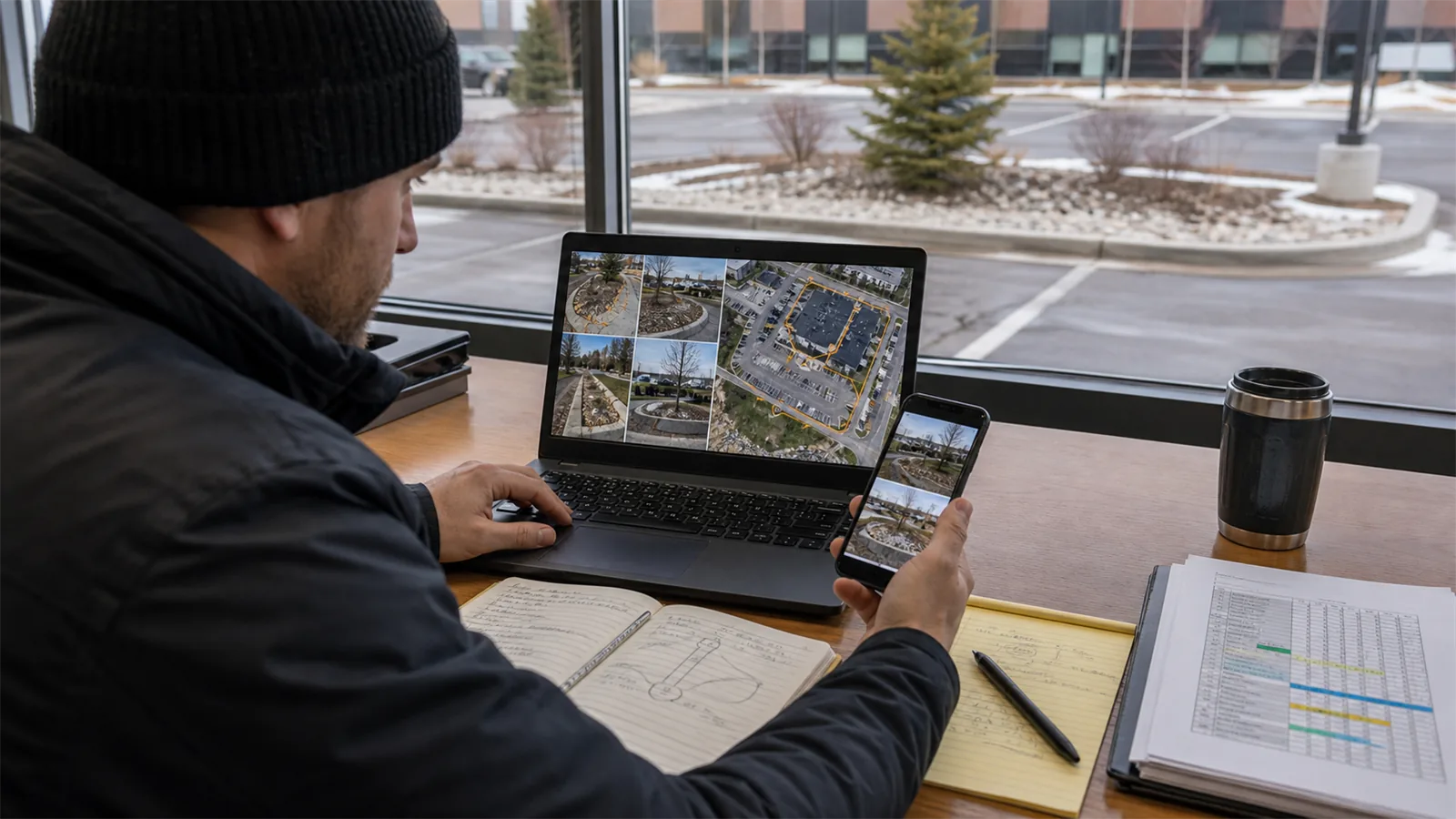 Photos and short notes help LawnSharks price early Spring Property Inspection Checklist with less back-and-forth.