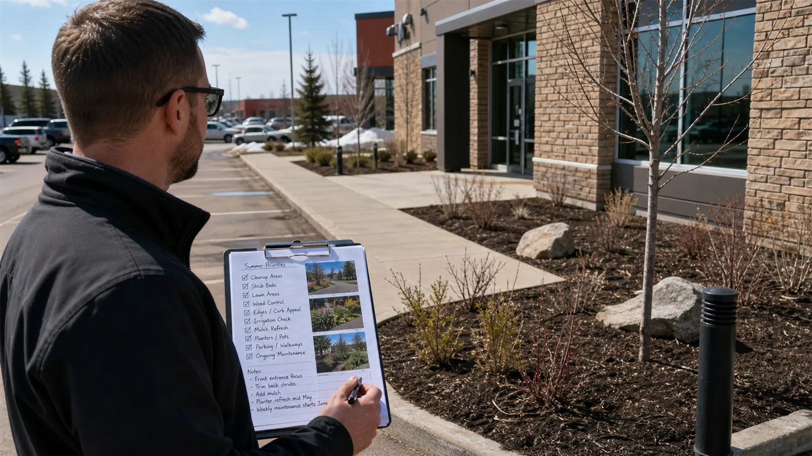 Use the site review to choose between reset work, recurring care, and seasonal planning.