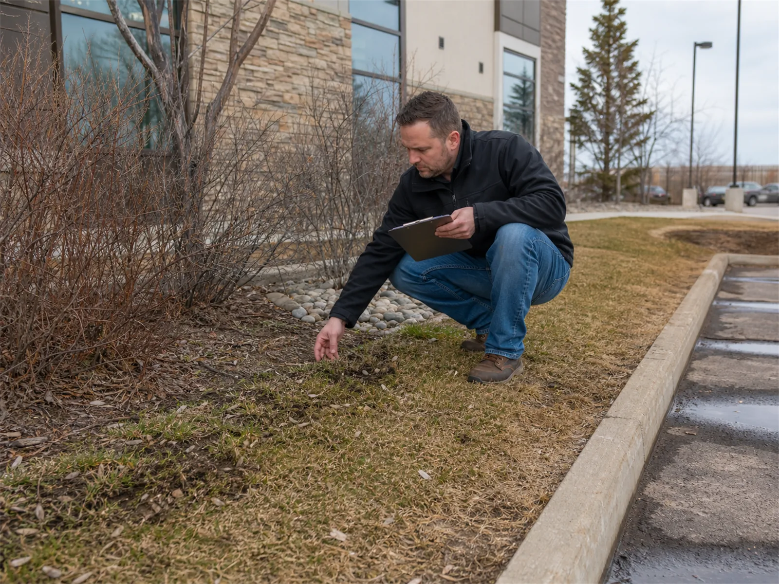 Spring inspection catches damage before regular maintenance begins.